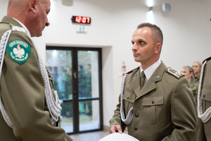 Uroczystość mianowania na stopnie młodszego chorążego SG oraz kaprala SG 