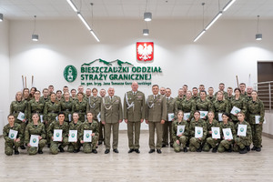 Uroczystość mianowania na stopnie młodszego chorążego SG oraz kaprala SG 