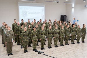 Uroczystość mianowania na stopnie młodszego chorążego SG oraz kaprala SG 