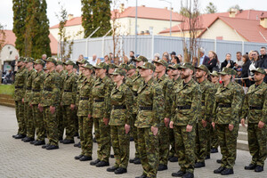 Uroczystość ślubowania w komendzie BiOSG 