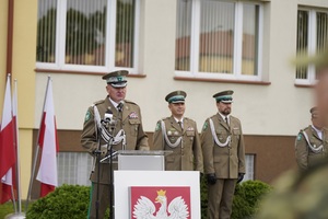 Uroczystość ślubowania w komendzie BiOSG 
