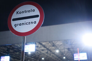 Znak: kontrola graniczna 