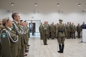 uroczystość w komendzie BiOSG 