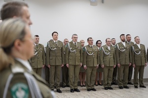 uroczystość w komendzie BiOSG 