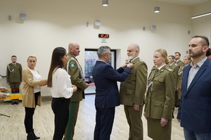 uroczystość w komendzie BiOSG 