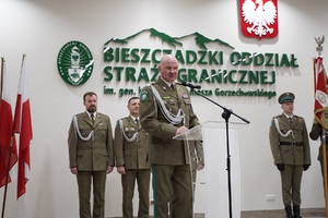 uroczystość w komendzie BiOSG 