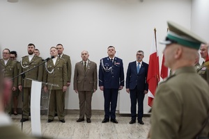 uroczystość w komendzie BiOSG 