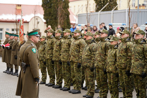 Ślubowanie nowo przyjętych funkcjonariuszy w BiOSG 