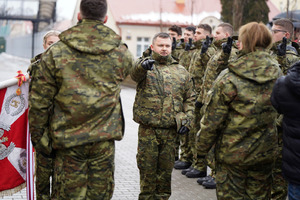 Ślubowanie nowo przyjętych funkcjonariuszy w BiOSG 