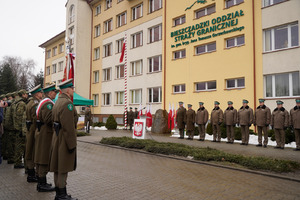 Ślubowanie nowo przyjętych funkcjonariuszy w BiOSG 
