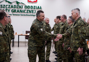 Komendant Główny SG z wizytą w komendzie BiOSG 