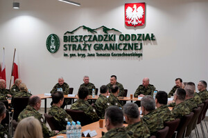Komendant Główny SG z wizytą w komendzie BiOSG 