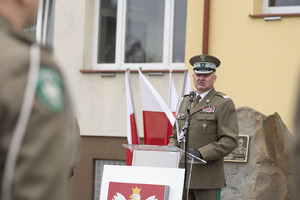 Wręczenie aktów mianowania na stopień młodszego chorążego w BiOSG 