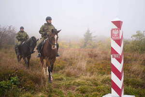 Patrol konny w Bieszczadach 