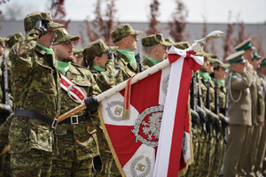 Uroczystość z okazji Święta Flagi w BiOSG 