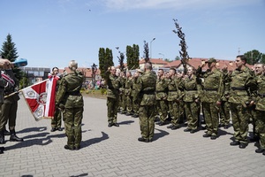 uroczystość ślubowania w komendzie BiOSG