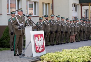 uroczystość ślubowania w komendzie BiOSG