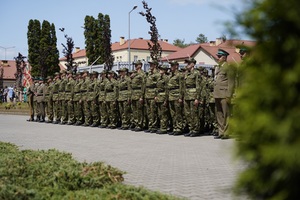 uroczystość ślubowania w komendzie BiOSG