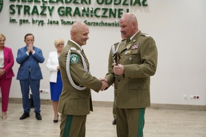 uroczystość przekazania obowiązków Komendanta BiOSG