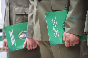 Spotkanie Komendanta gen. bryg. SG T. Zybińskiego z funkcjonariuszami reprezentującymi BiOSG
