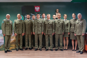 Spotkanie Komendanta gen. bryg. SG T. Zybińskiego z funkcjonariuszami reprezentującymi BiOSG