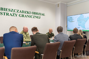 Delegacja Ambasady Kanady w Warszawie z wizytą w Bieszczadzkim Oddziale SG