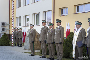 Uroczystość ślubowania w komendzie BiOSG Uroczystość ślubowania w komendzie BiOSG