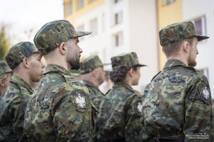 Uroczystość ślubowania w komendzie BiOSG Uroczystość ślubowania w komendzie BiOSG