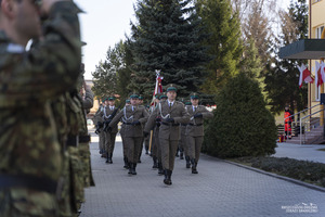 Uroczystość ślubowania w komendzie BiOSG Uroczystość ślubowania w komendzie BiOSG