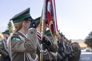 Uroczystość ślubowania w komendzie BiOSG Uroczystość ślubowania w komendzie BiOSG