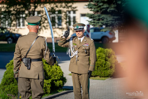 Święto Flagi Rzeczypospolitej Polskiej na terenie Komendy Bieszczadzkiego Oddziału Straży Granicznej w Przemyślu