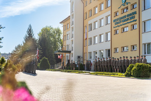 Święto Flagi Rzeczypospolitej Polskiej na terenie Komendy Bieszczadzkiego Oddziału Straży Granicznej w Przemyślu