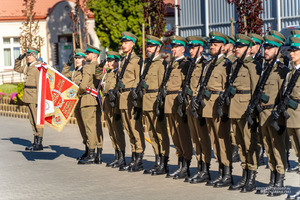 Święto Flagi Rzeczypospolitej Polskiej na terenie Komendy Bieszczadzkiego Oddziału Straży Granicznej w Przemyślu