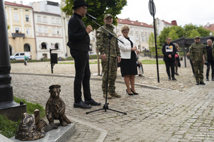 uroczystość odsłonięcia niedźwiadka uroczystość odsłonięcia niedźwiadka