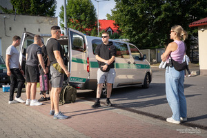 funkcjonariusze  przygotowują się do wyjazdu na oddelegowanie funkcjonariusze przygotowują się do wyjazdu na oddelegowanie