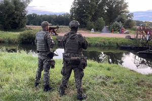 strażnicy graniczni z Podkarpacia w trakcie realizacji zadań na granicy z Niemcami strażnicy graniczni z Podkarpacia w trakcie realizacji zadań na granicy z Niemcami