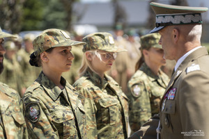 Wręczenie aktów mianowania na stopień kaprala SG w BiOSG