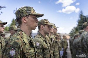 Wręczenie aktów mianowania na stopień kaprala SG w BiOSG