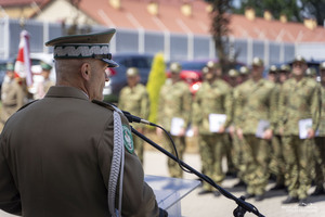 Wręczenie aktów mianowania na stopień kaprala SG w BiOSG
