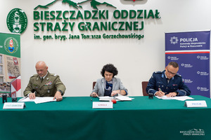Straż Graniczna i Policja z Podkarpacia podpisała porozumienie z 11 szkołami średnimi