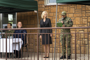 Prezentacja musztry klasy mundurowej z Rymanowa