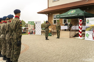 Prezentacja musztry klasy mundurowej z Rymanowa