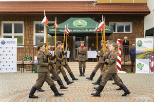 Prezentacja musztry klasy mundurowej z Rymanowa