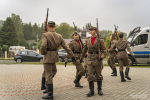 Prezentacja musztry klasy mundurowej z Rymanowa
