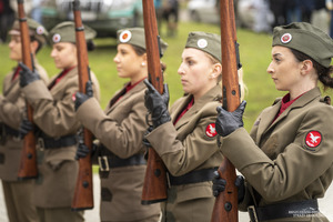 Prezentacja musztry klasy mundurowej z Rymanowa