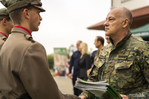 Prezentacja musztry klasy mundurowej z Rymanowa