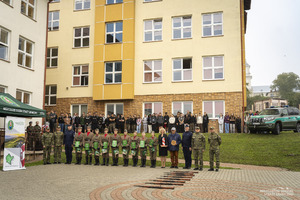 Prezentacja musztry klasy mundurowej z Rymanowa