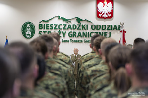 Uroczystość wręczenia aktów mianowania na stopień młodszego chorążego oraz kaprala w BiOSG