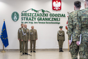 Uroczystość wręczenia aktów mianowania na stopień młodszego chorążego oraz kaprala w BiOSG