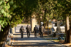 Delegacja Bieszczadzkiego Oddziału SG oddała hołd zmarłym